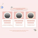 Round Smart LED Makeup Bag with Mirror Lights - OPENDOORS ENTERPRISE