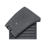 Trendy Stretch Dark Plaid Casual Pants Men