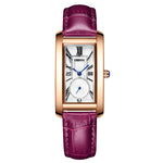 Luxury Women Leather Waterproof  Watch