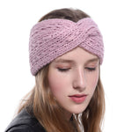 Acrylic Wool Knitted Cross Headband - OPENDOORS ENTERPRISE