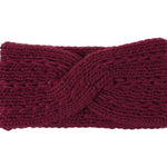 Acrylic Wool Knitted Cross Headband - OPENDOORS ENTERPRISE