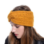 Acrylic Wool Knitted Cross Headband - OPENDOORS ENTERPRISE