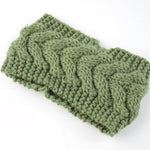 Acrylic Wool Knitted Cross Headband - OPENDOORS ENTERPRISE