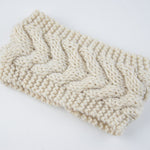 Acrylic Wool Knitted Cross Headband - OPENDOORS ENTERPRISE