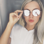 Retro Round Frame Sunglasses - OPENDOORS ENTERPRISE