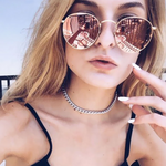 Retro Round Frame Sunglasses - OPENDOORS ENTERPRISE