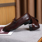 Men's Fashion British Vintage Horsebit Loafers