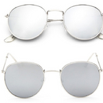Retro Round Frame Sunglasses - OPENDOORS ENTERPRISE