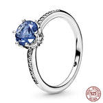 Sterling Silver Star Moon Zircon Rings - OPENDOORS ENTERPRISE