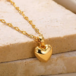Stainless Steel Love Heart Necklace - OPENDOORS ENTERPRISE