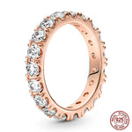 Sterling Silver Star Moon Zircon Rings - OPENDOORS ENTERPRISE