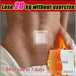 30Pcs Natural Herbs Navel Slimming Patches for Fast Fat Burning & Weight Loss