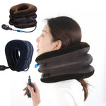 Inflatable Air Neck Traction Pillow - Soft Cervical Collar Device. - OPENDOORS ENTERPRISE