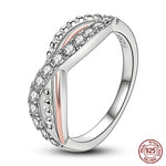Sterling Silver Star Moon Zircon Rings - OPENDOORS ENTERPRISE