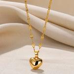 Stainless Steel Love Heart Necklace - OPENDOORS ENTERPRISE