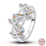 Sterling Silver Star Moon Zircon Rings - OPENDOORS ENTERPRISE