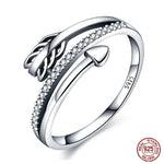 Sterling Silver Star Moon Zircon Rings - OPENDOORS ENTERPRISE