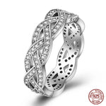 Sterling Silver Star Moon Zircon Rings - OPENDOORS ENTERPRISE
