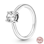 Sterling Silver Star Moon Zircon Rings - OPENDOORS ENTERPRISE