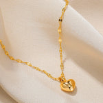 Stainless Steel Love Heart Necklace - OPENDOORS ENTERPRISE
