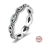 Sterling Silver Star Moon Zircon Rings - OPENDOORS ENTERPRISE