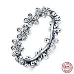 Sterling Silver Star Moon Zircon Rings - OPENDOORS ENTERPRISE