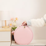 Round Smart LED Makeup Bag with Mirror Lights - OPENDOORS ENTERPRISE