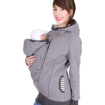 Multifunctional  Kangaroo Hooded Ladies Sweatshirt